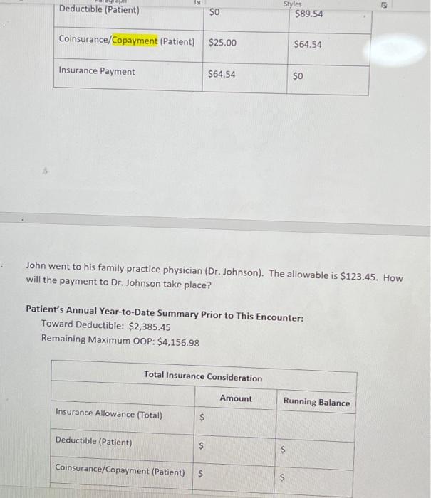 Copayments: (Only the services listed below are copayments - All others services