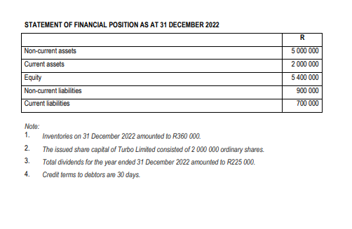 to calculate the ratio (expressed to two decimal places) that would refiect