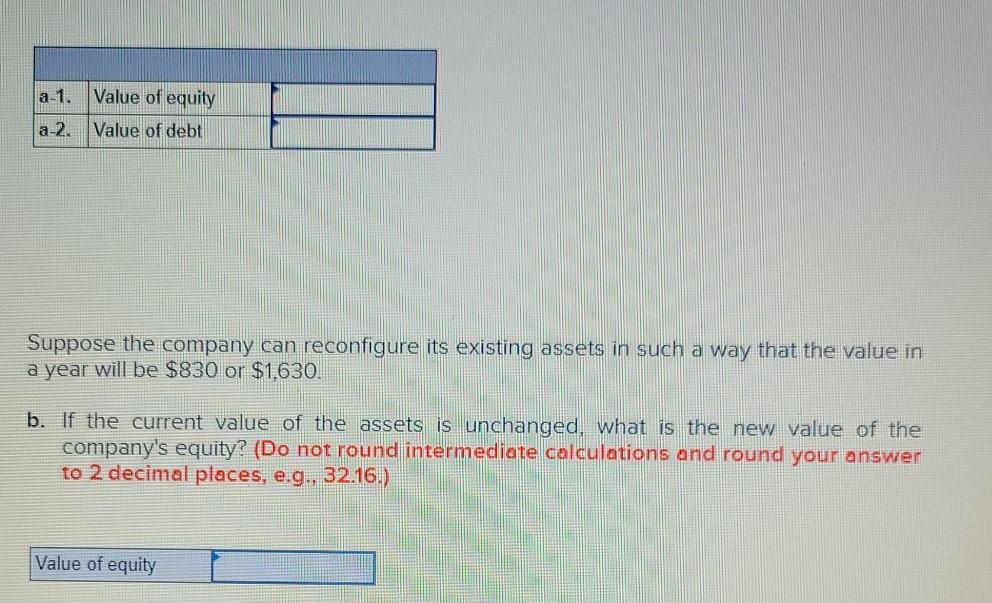 $1,000 that is coming due in one year. The value of the