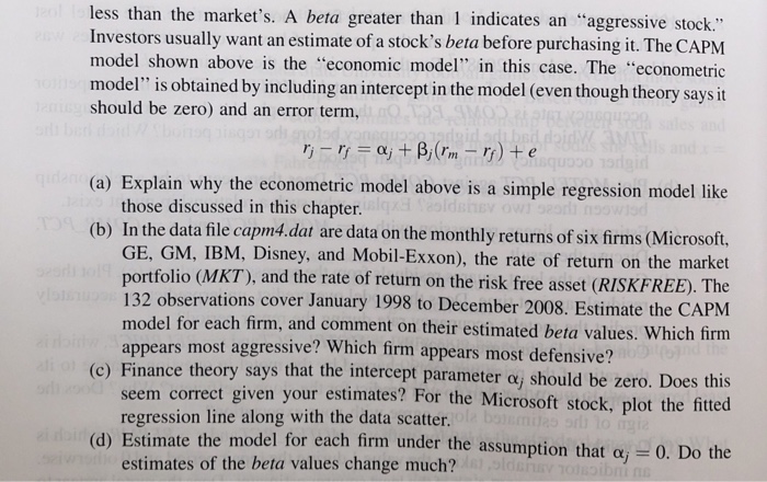is an important model in the field of finance. It explains variations