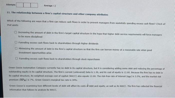 are ways that a firm can reduce cash flows in order to