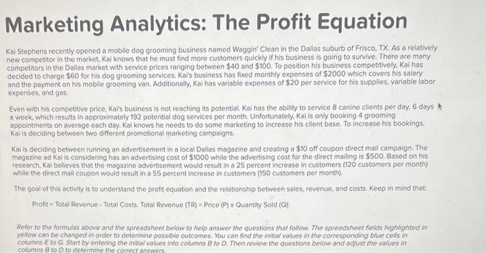 marketing question. PLEASE SOLVE every question. Including fill in blanks on chart.