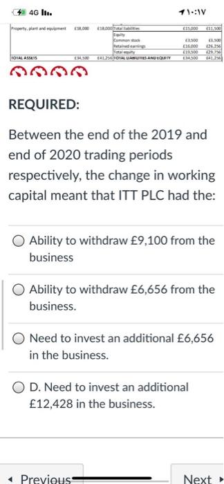 case study is associated with more than one question. The table below
