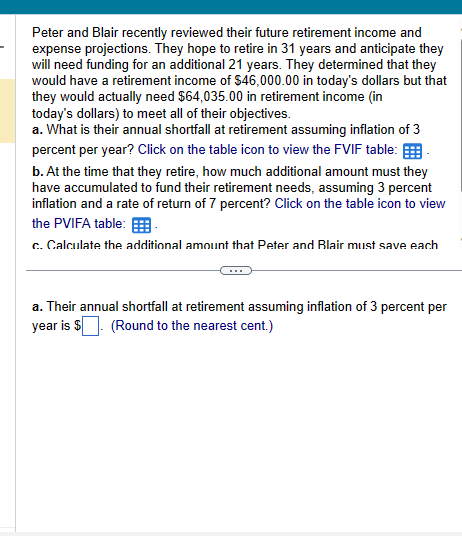 please help me to answer A,B, and C. Thank you Peter and