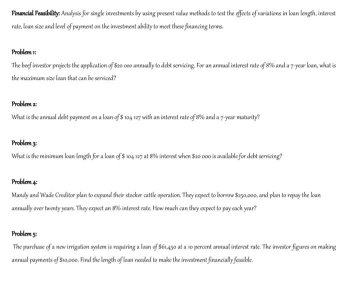  can someone solve using excel and show how please thanks can