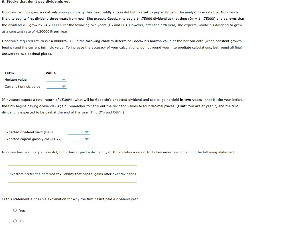 Drop down for Horizontal Value ( $54.98, 78.54, 66.76, 94.25) Current Intrisinc