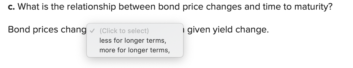 in either 1 year or 20 years. Current yields on similar bonds