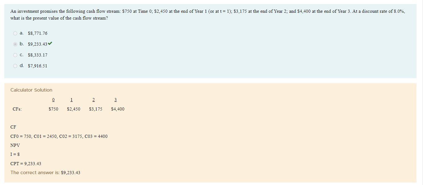 but apparently these questions can be done with a Financial Calculator? I