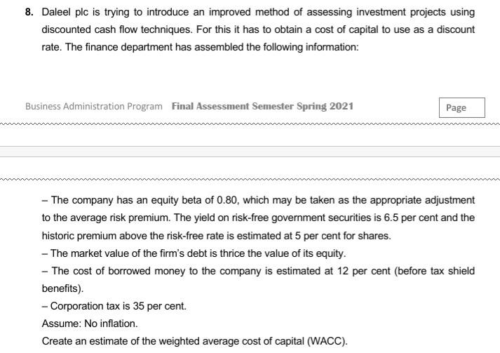 8. Daleel pic is trying to introduce an improved method of