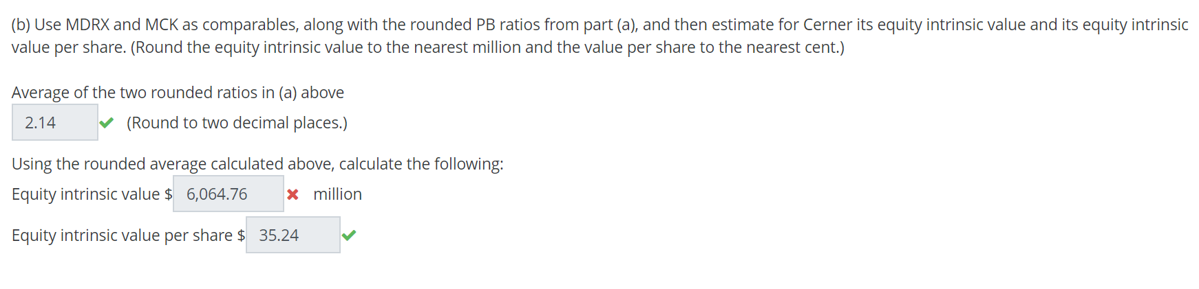 Multiple The following table provides summary data for Cerner Corporation (CERN) and