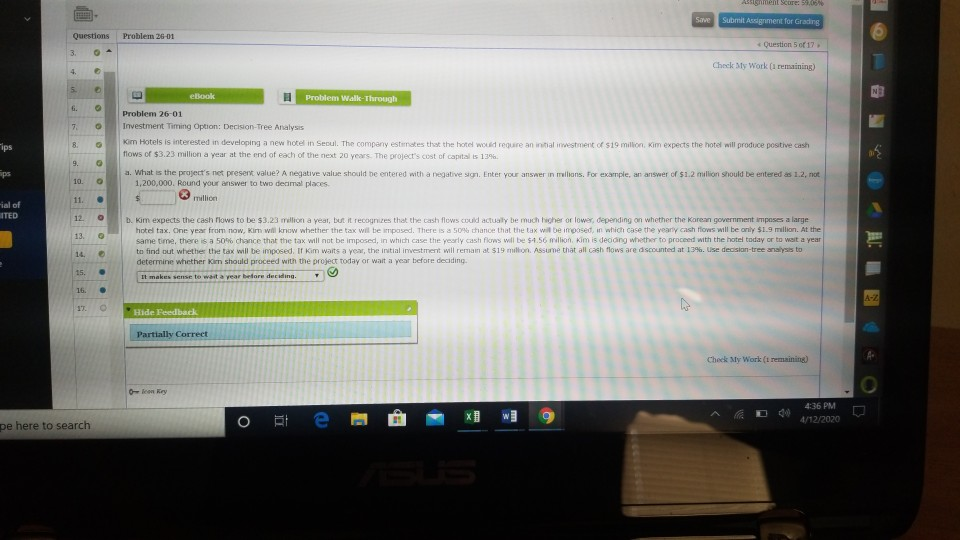  A nment Score: 4.00 Save Submit Assignment for Grading Questions Problem