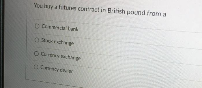 customized to the buyer's need while a futures contract is standardized there