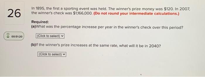  26 In 1895, the first a sporting event was held. The