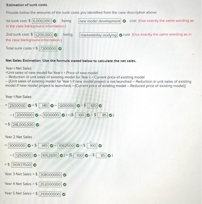 wrong for Year 5 when i followed the same steps as the