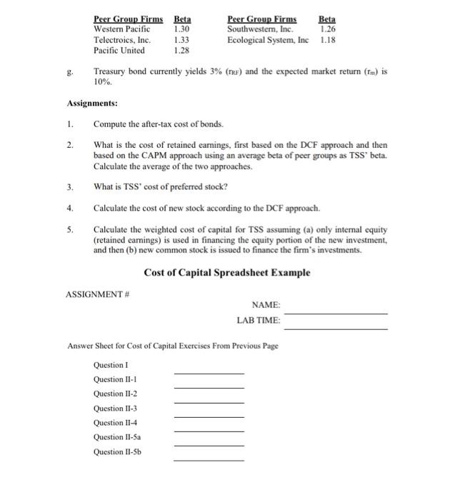 Capital Exercises: The capital structure for 3C Corporation is provided below. The