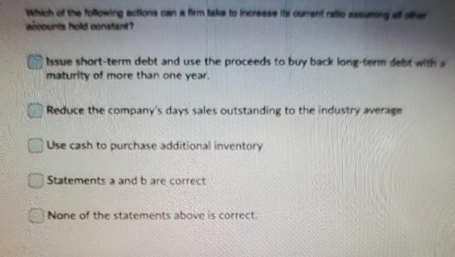  with the owing actions can atom take to increase is current