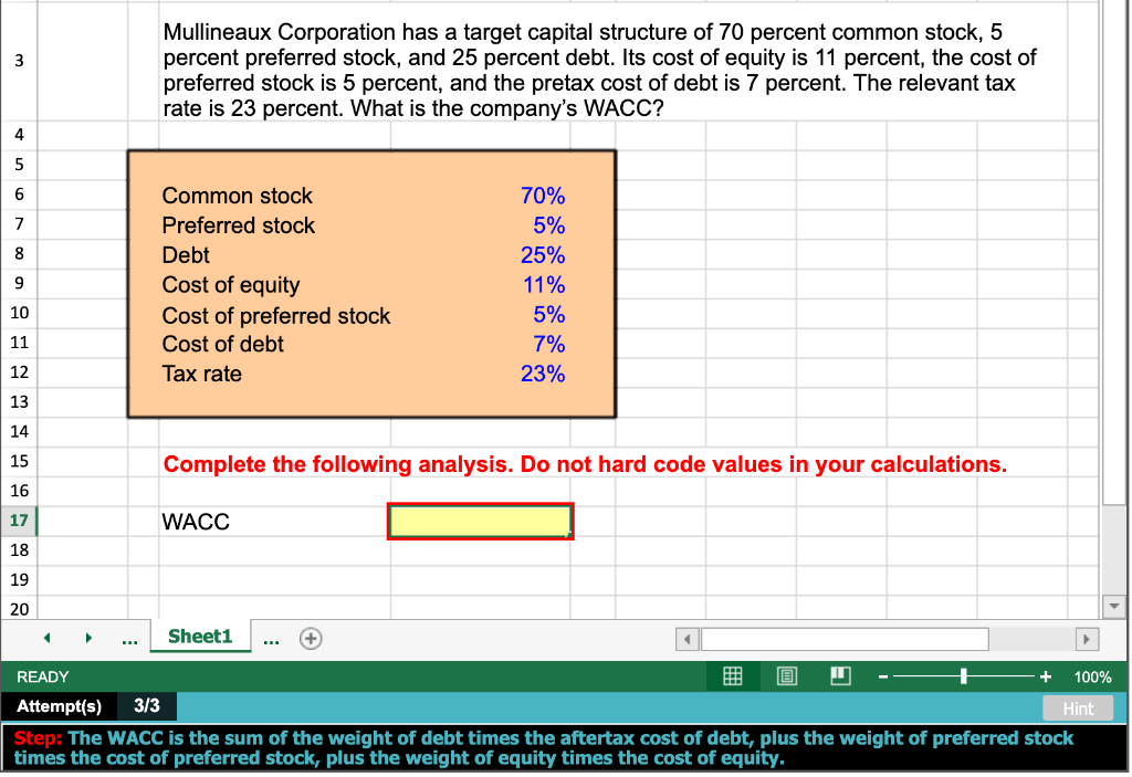  PLEASE ANSWER IN EXCEL FORM WITH THE CELL FORMULAS USED TO