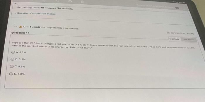 A Moving to another question will save this response Moving to another