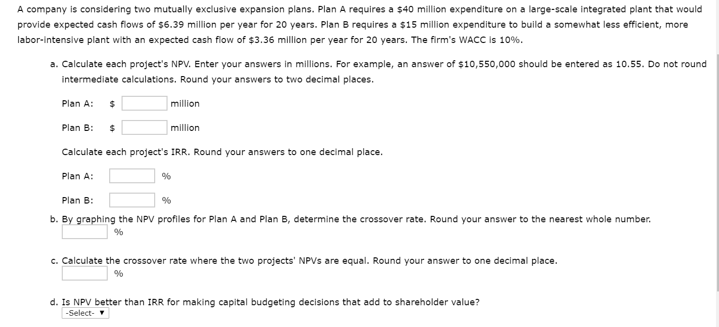 Please breakdown and show how you got to each answer and list