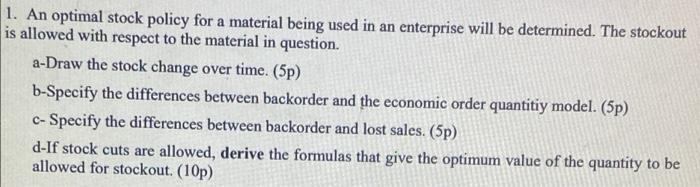 please explain difrences between back order quantity 'model' and others. I mean