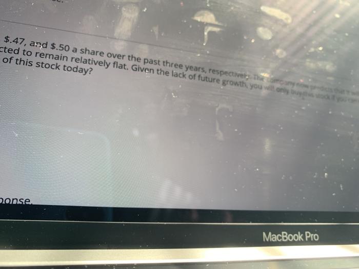 Inc. has paid annual dividends of 5 41, 547, and share business
