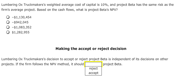E Evaluating cash flows with the NPV method The net present value