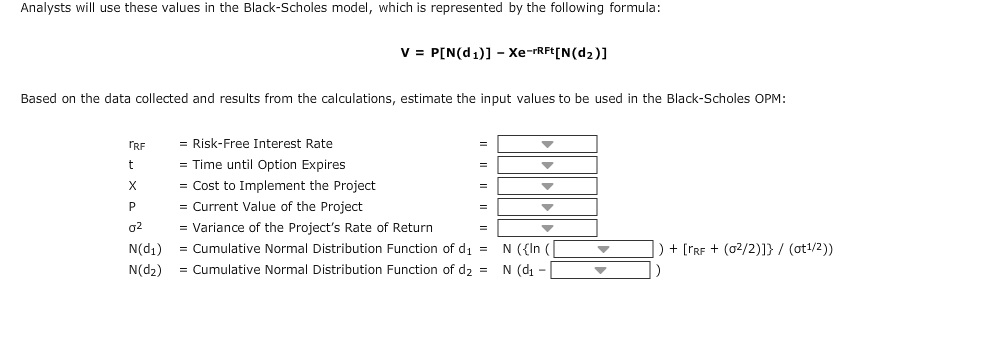 model in the option analysis of the investment timing option Aa Aa