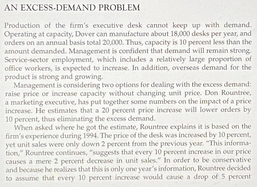 an offer from a very large petroleum corporation to purchase 4,000 copiers