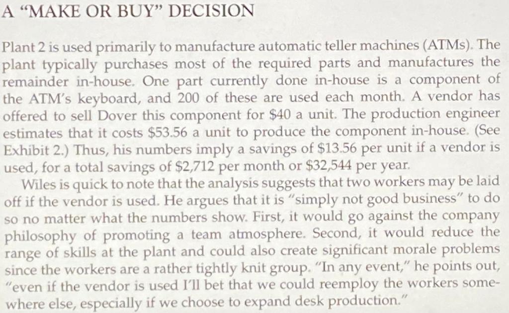 of $1,500. On one hand, the offer is quite welcome. Dover's copier