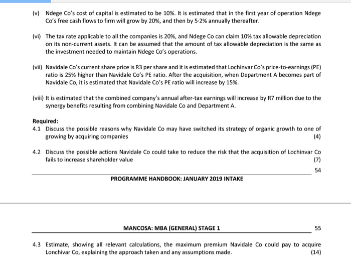 Navidale, a listed engineering company, manufactures large scale plant and machinery for
