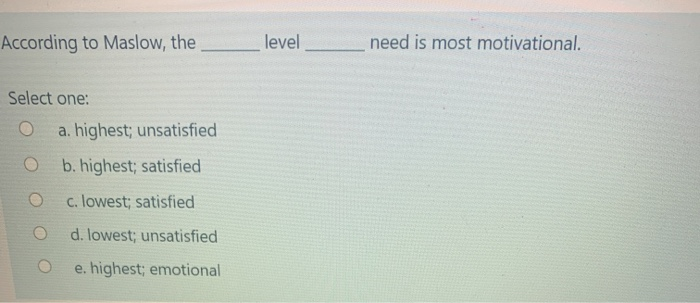 responsibility has to do with organizations Select one: a. giving employees responsibility