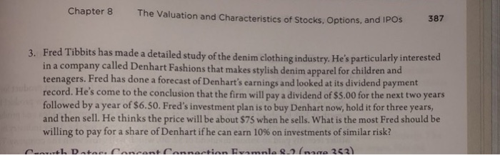 page 348 1. Paul Dargis has analyzed five stocks and estimated the