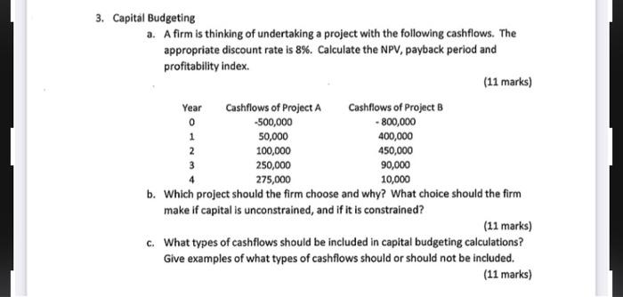  please answer this step by step, thank you :)) 3. Capital