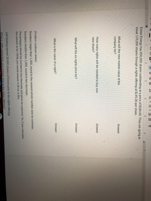  - = = = = =-SE Enron Energy has 850,000 shares