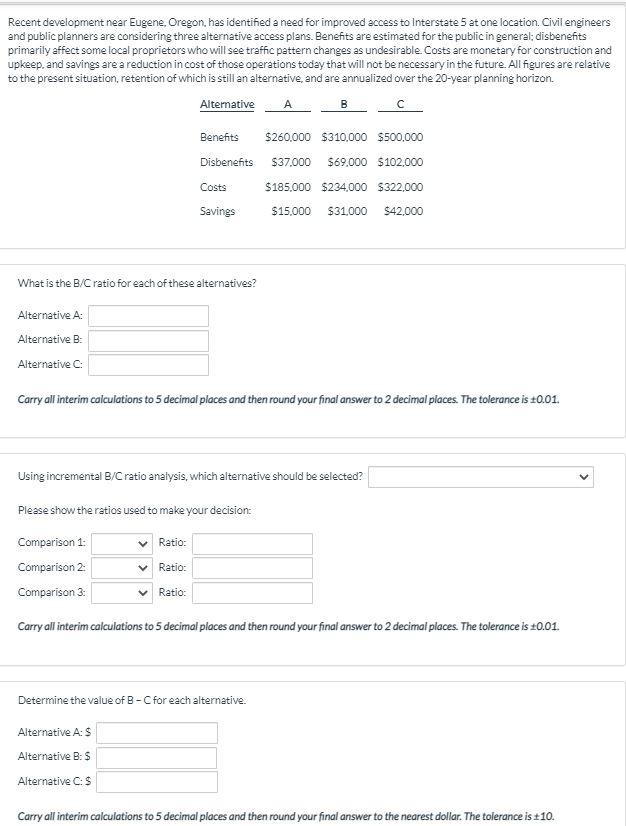 Recent development near Eugene, Oregon, has identified a need for improved