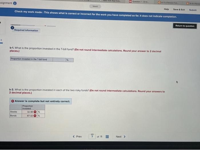 : This shows what is correct or incorrect for the work you