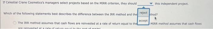 reality the reinvested cash flows may not necessarily generate a return equal