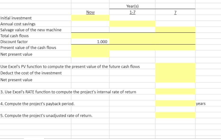 entered in a blank cell, the formula outputs the result from cell