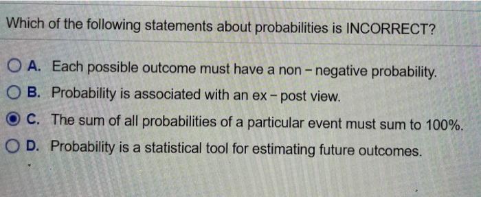 please answer. thanks! will give thumbs up Which of the following statements