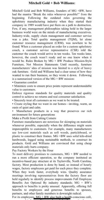  Mitchell Gold + Bob Williams: Mitchell Gold and Bob Williams, founders