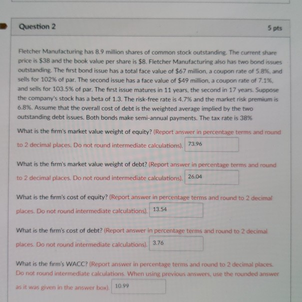 Please double check my answer and show work. (Please make sure to