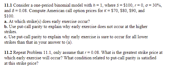 Do problem 11.2 please show work chegg solutioon is inccorect 11.1 Consider