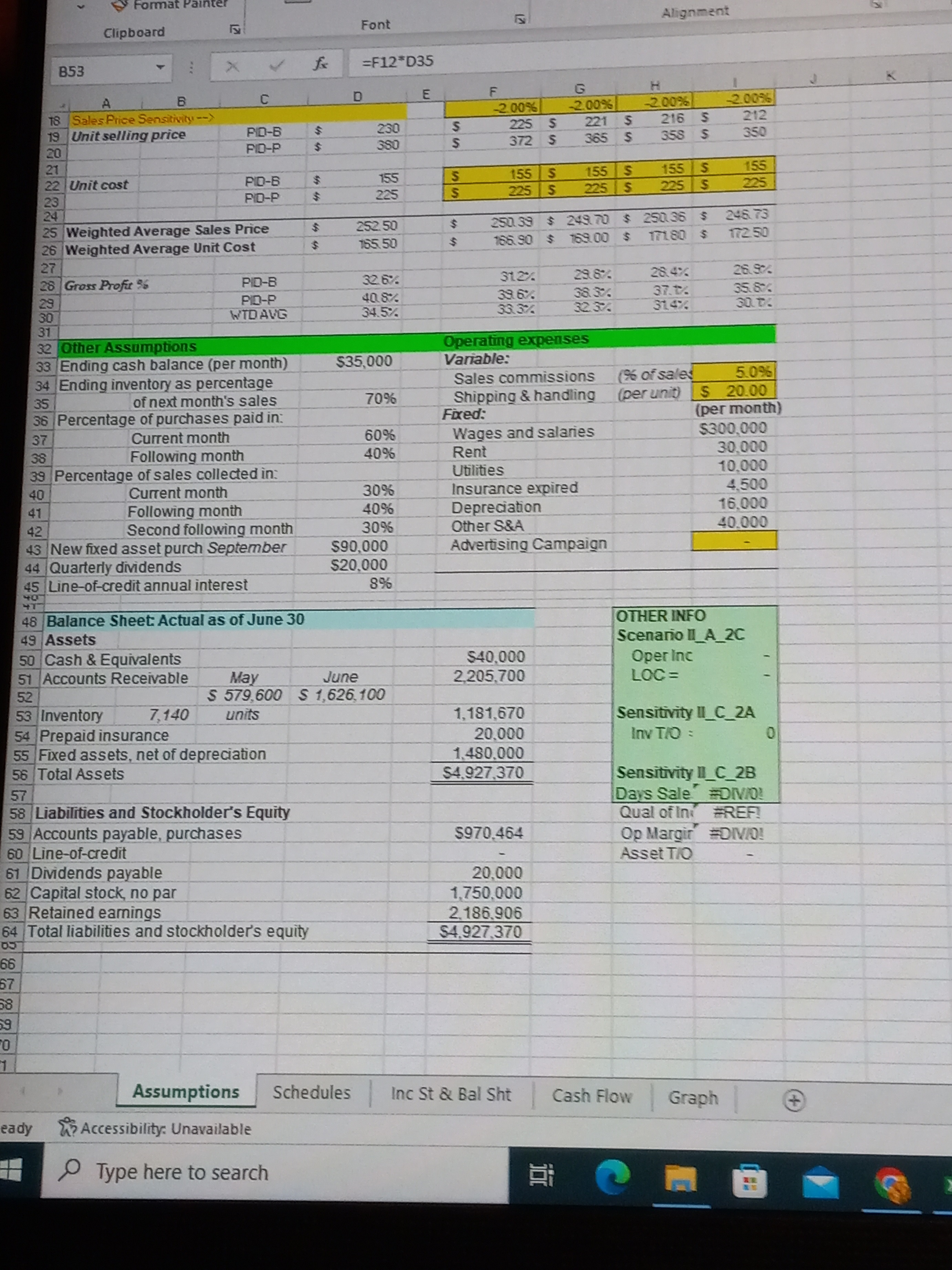 Excel within a planning and decision context; (2) to integrate a range