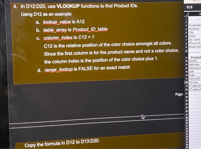  please help and show work! excel sheet included as well. thanks!