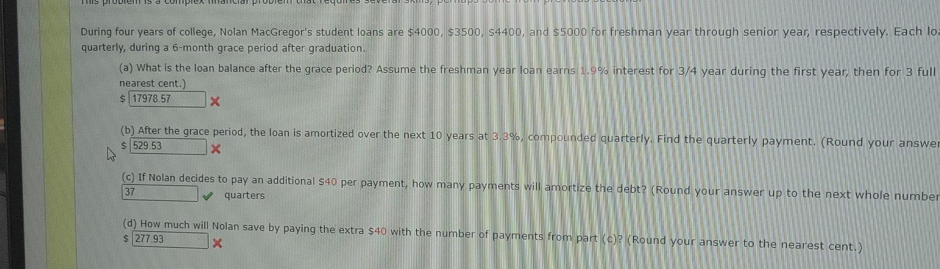 skills, perhaps some from previous sections. r years of college, Nolan MacGregor's