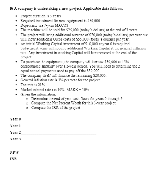 I need help filling out this table with this information. If you