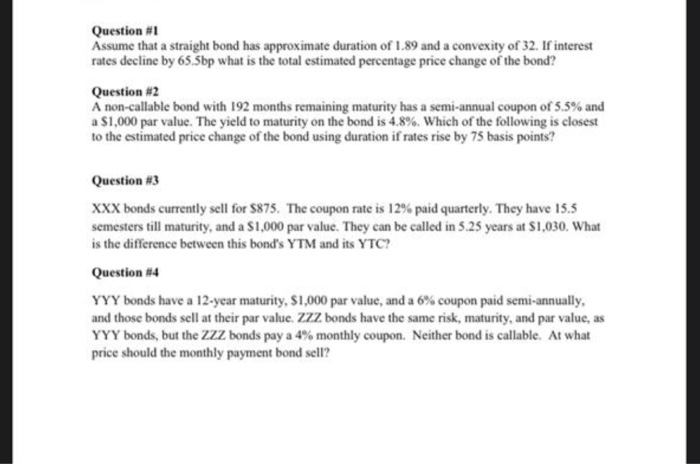a semi-annual coupon of 5.5% and a $1,000 par value. The yield