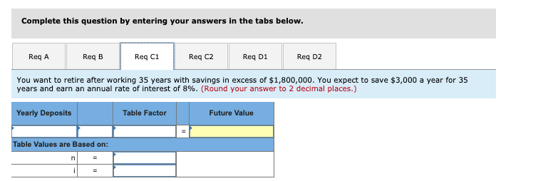 a single amount or an annuity, (2) the table you would use