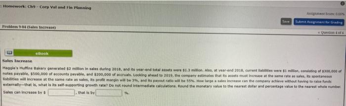  Homework Cho - Corp Val and in Planning Agent. Submit Anment