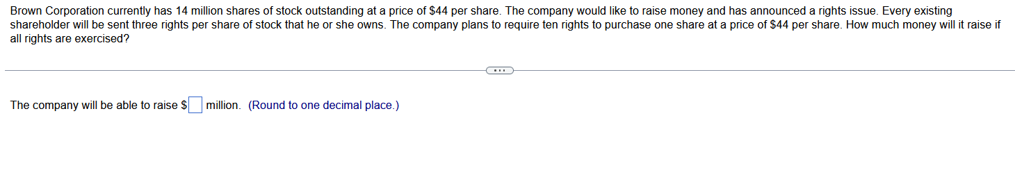 you! Your investment bankers price your IPO at $14.92 per share for